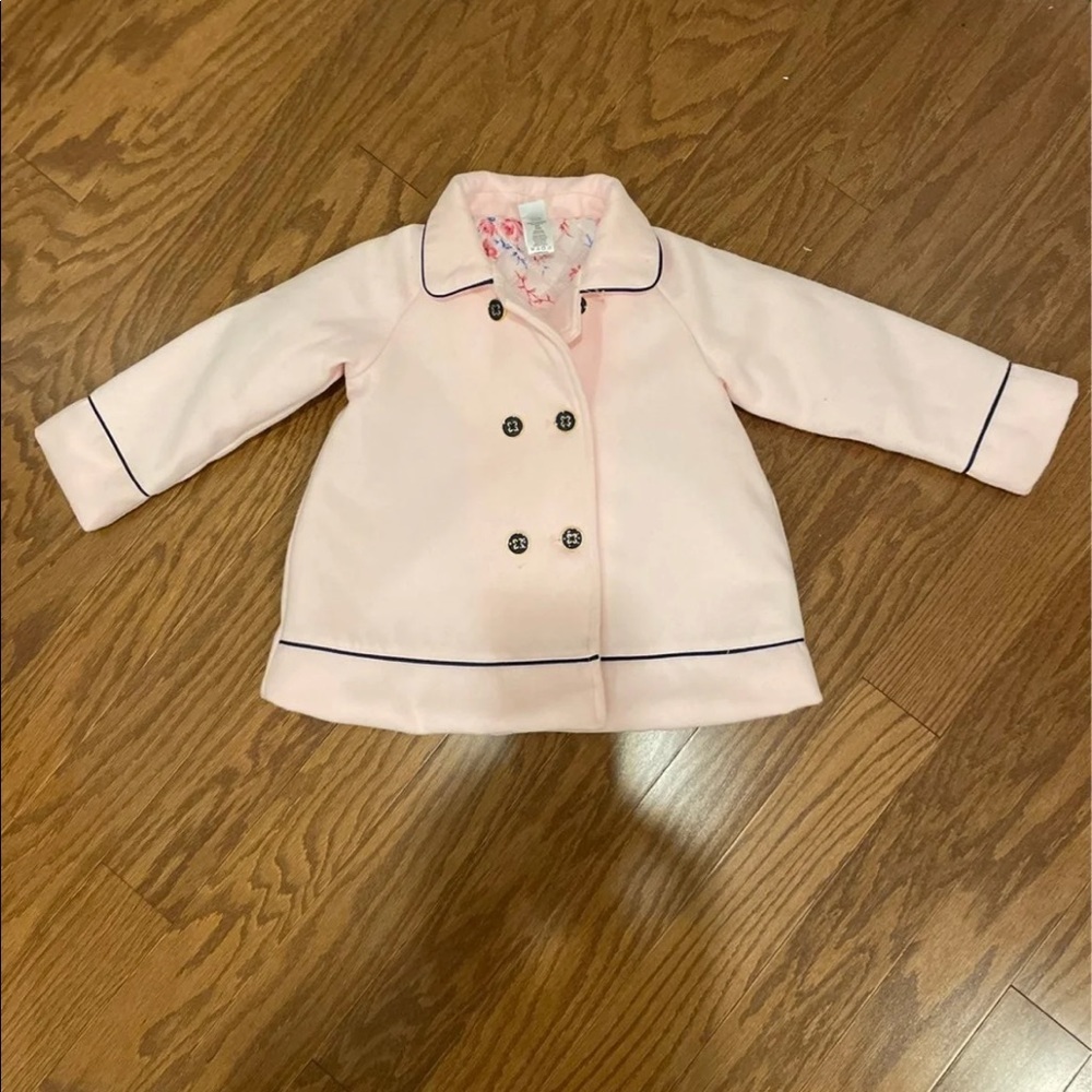 Little Me Pink dressy winter coat - 24m - NWOT